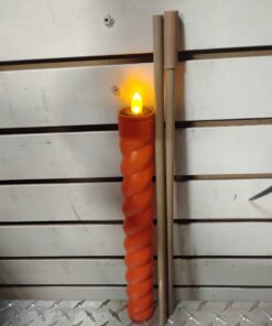 Solar candle....can be used on a single or double supplied stake
