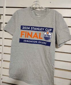 2024 Edmonton Oilers t-shirt Stanley Cup finals with players name on back