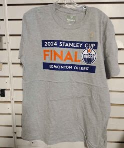 2024 Edmonton Oilers t-shirt Stanley Cup finals with players name on back