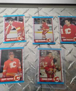 5 Calgary Flames Hockey cards
