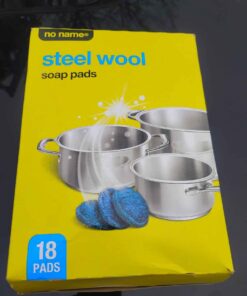 Pack of 18 steel wool soap pads