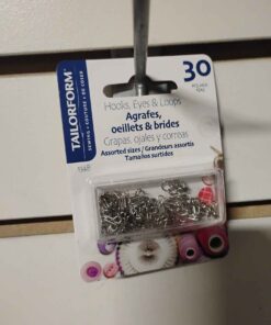 30 pack hooks and eyes