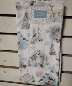 Let it snow 2 in 1 functionality kitchen towel