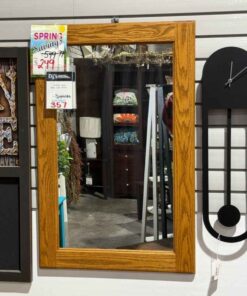 Oak Single Mirror - Better than the sticker price