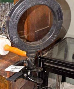 Portable clamp on LED ring light