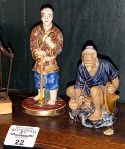 Ceramic and marble based statue