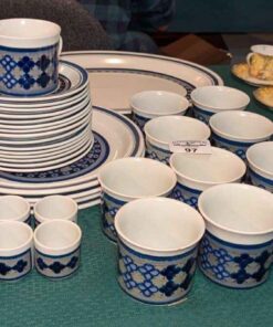 Royal Doulton Lambethware; Tangier pattern dishes
