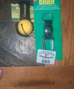 Coghlans Magnetic Bear bell & Compass key ring