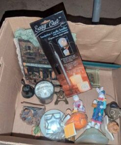 Eiffel tower statue, candle snuffer, rabbit figure, Wall accent