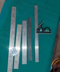 Carpenter and steel rulers