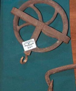 Antique pulley wheel