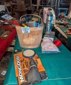 Mongoose flex mirror, bike reflectors, water bottle, etc