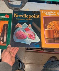 Leather, Needlework and crafting guide books