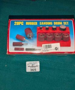 20pc Rubber sanding drum set