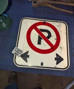 No Parking sign