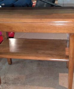 Multi level wooden side table