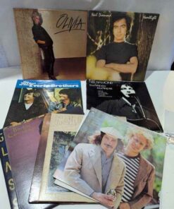 Neil Diamond, Burton Cummings, Glass Tiger, etc Record Albums
