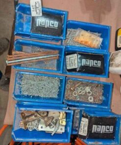 Hardware assortment and stackable organizers