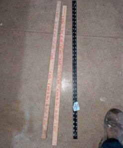 "Support our Trooper & Their Families" & unmarked meter sticks