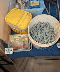 Roofing nails, screws, etc