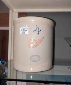 No 4 Red wing Union Stoneware Ltd Crock