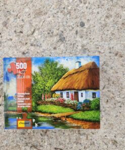 500 piece puzzle thatched roof
