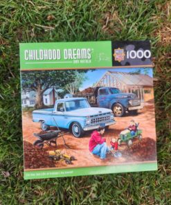 1000 piece puzzle vintage vehicles