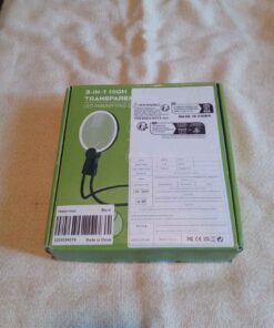 Three-in-1 high transparency LED magnifying glass