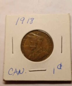 1918 Canada 1 cent coin