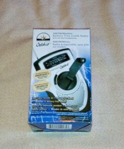 Hand crank powered radio (new)