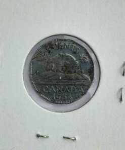 1954 Canadian nickel
