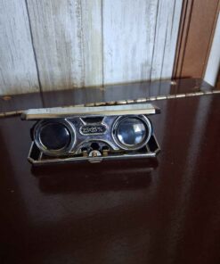 Antique pocket sized foldable 25×25 m/m binoculars