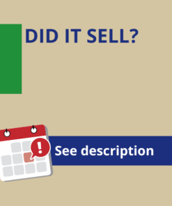 What happens after the auction? Did it sell?