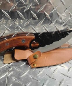 Hunting knife with sheath