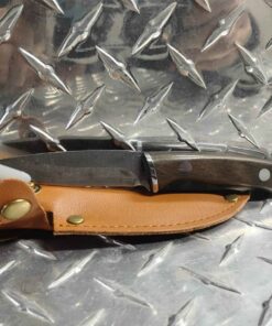 Hunting knife with sheath