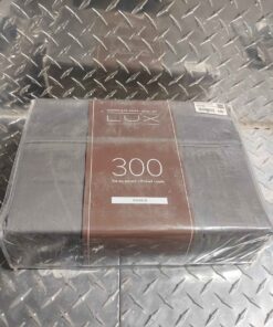 Lux 4 piece sheet set brown