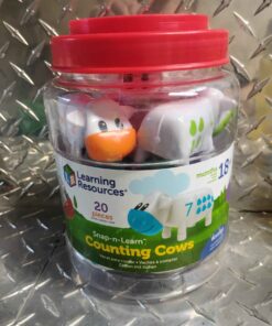 Large jar snap -N-learn counting cows