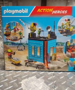 Playmobil action heros .. open box ... May be missing pieces