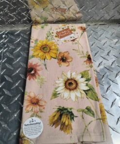 Sunflower whispers 2 in 1 functionality kitchen towel