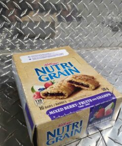 Kellogg's nutri grain bars mixed berry pack of 16.... date is current