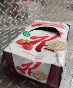 Kellogg's strawberry flavor crisps pack of 12.... date is current