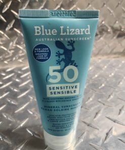 Blue Lizard Australian sunscreen.... date is current
