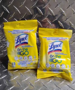 2 packages Lysol wipes