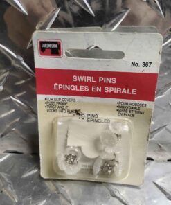 Swirl pins