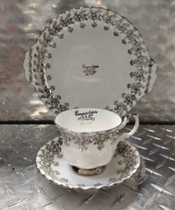 Royal Albert 25th anniversary plate and cup and saucer set