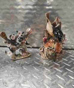 Set of 2 bird figurines