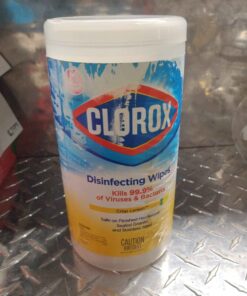 Clorox wipes.... distressed packaging