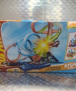 Hot wheels stunt tracks open package appears complete and working