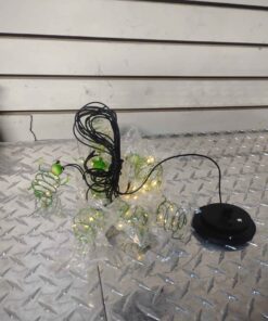Frog string lights solar power