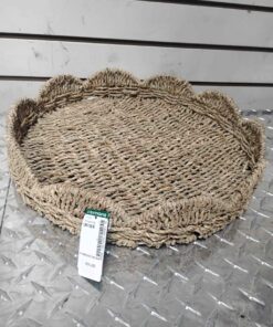 Woven serving tray